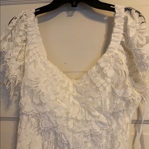 White off shoulder dress